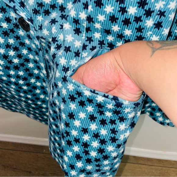 Boden Blue and White Patterned Blazer - Picture 8 of 10